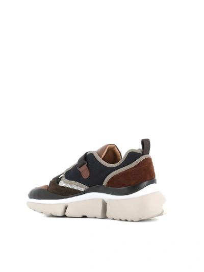 Shop Chloé Chloè Sneakers Low Sonnie In Multicolored