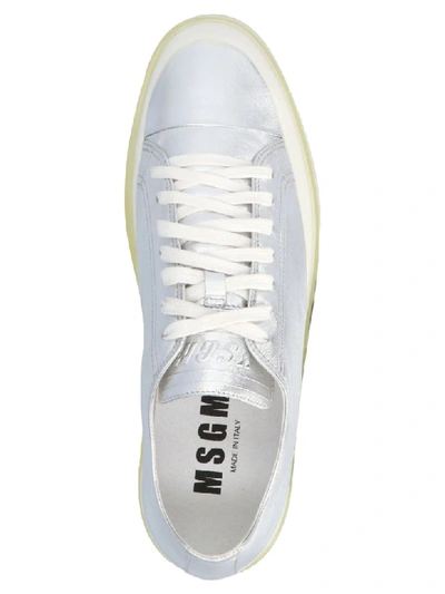 Shop Msgm Floating Shoes In Silver