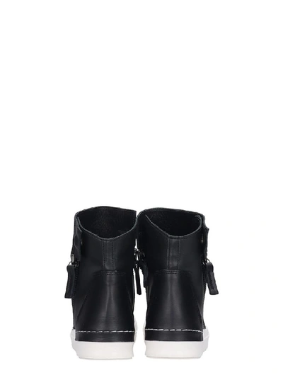 Shop Cinzia Araia Sneakers In Black Leather
