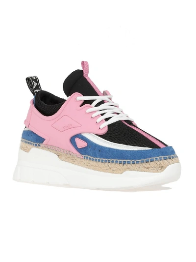 Shop Kenzo K-lastic Sneaker In Flamingo Pink