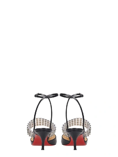 Shop Christian Louboutin Levita 55 Sandals In Black Leather