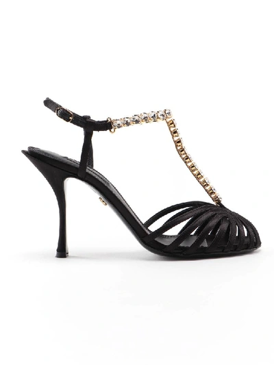 Shop Dolce & Gabbana Sandal In Nero