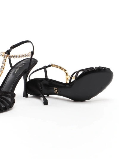 Shop Dolce & Gabbana Sandal In Nero