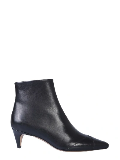 Shop Isabel Marant Asymmetric Story Boot In Nero