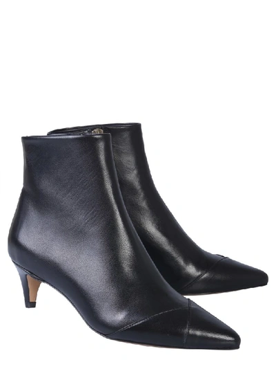 Shop Isabel Marant Asymmetric Story Boot In Nero