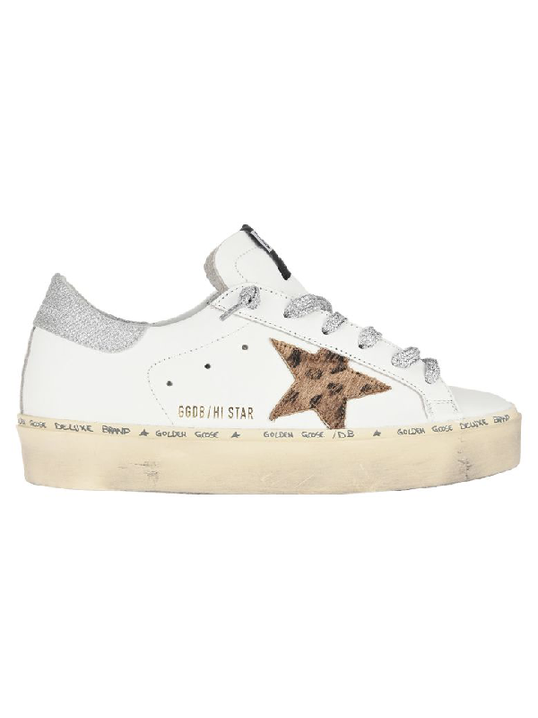 hi star leopard metallic sneakers