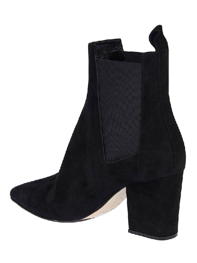 Shop Sergio Rossi Pointed Toe Boots In Black