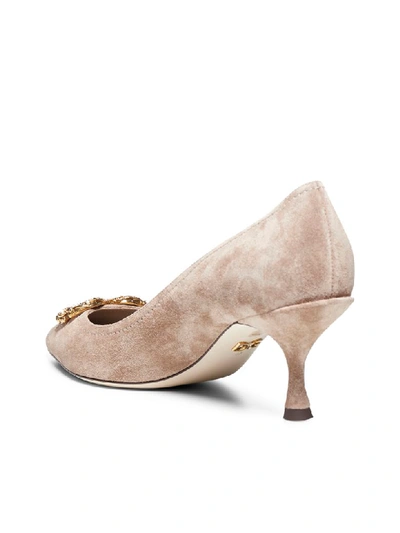 Shop Dolce & Gabbana High-heeled Shoe In Neutro
