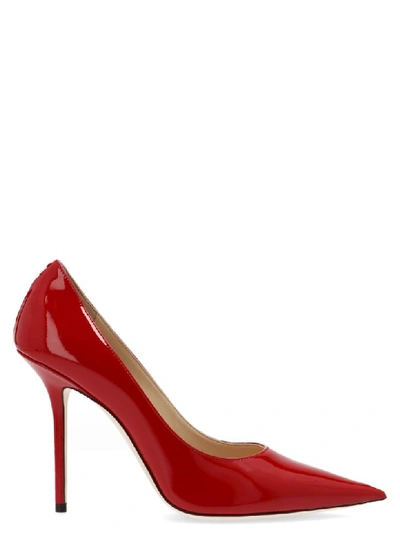 Shop Jimmy Choo Love Shoes In Red