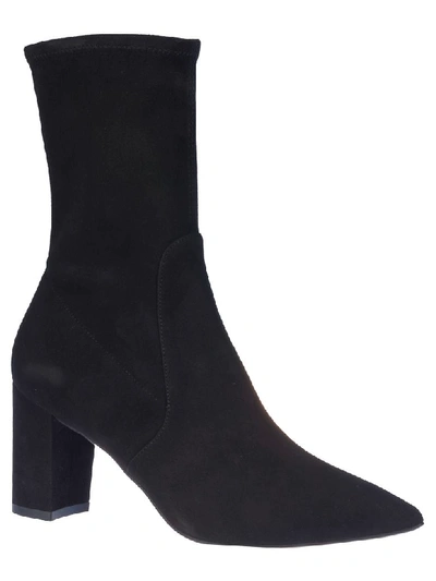 Shop Stuart Weitzman Landry 75 Ankle Boots In Black