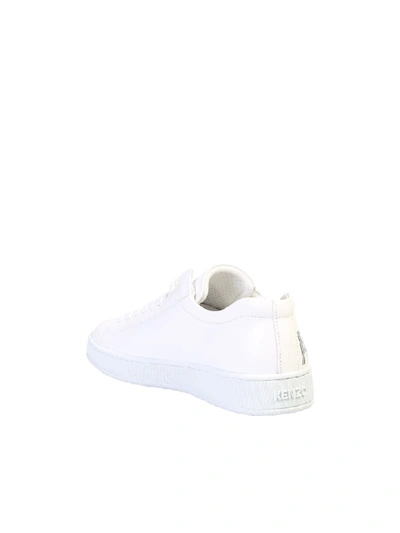 Shop Kenzo Branded Sneakers In White