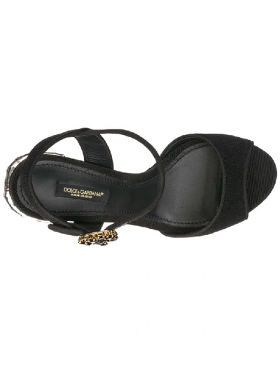 Shop Dolce & Gabbana Dolce&amp;gabbana Keira Sandals In Nero