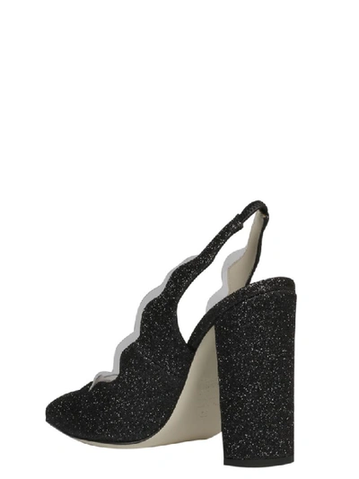 Shop Francesca Bellavita Moon Sling Sandals In Black