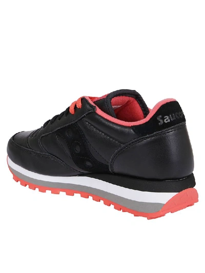 Shop Saucony Sneakers In Nero/rosso