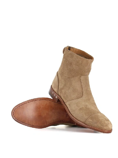 Shop Alberto Fasciani Ankle Boots Venere 37031 In Beige