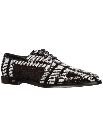 Shop Dolce & Gabbana Millennials W Lace-up Shoes In Nero