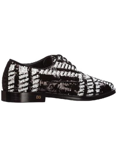 Shop Dolce & Gabbana Millennials W Lace-up Shoes In Nero