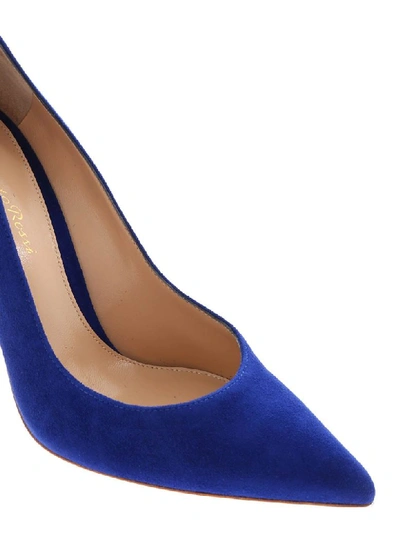 Shop Gianvito Rossi Gianvito 105 Pumps In Azure