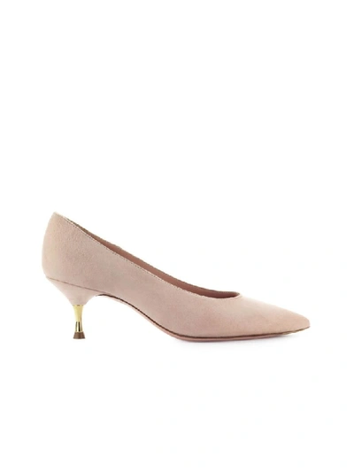 Shop Roberto Festa Claude Pink Suede Pump In Rosa