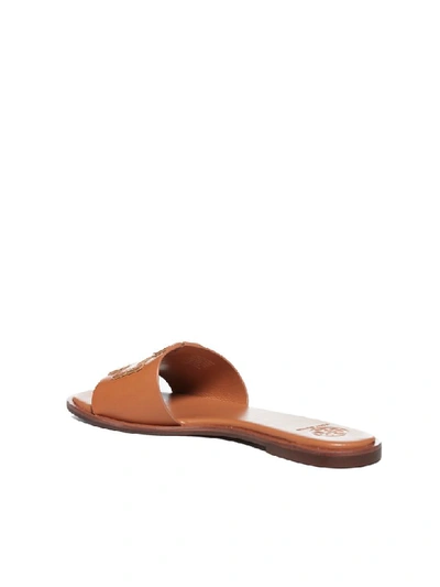 Shop Tory Burch Ines Slide Flat Shoes In Tan