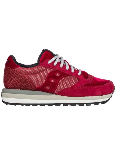 Shop Saucony Jazz O Triple Sneakers In Red / Black