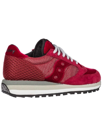 Shop Saucony Jazz O Triple Sneakers In Red / Black