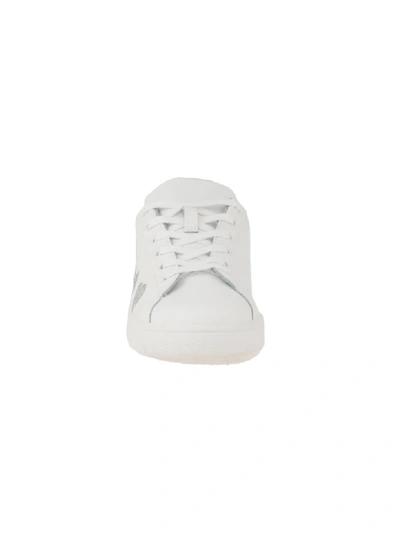 Shop Chiara Ferragni Heart Sneakers In White