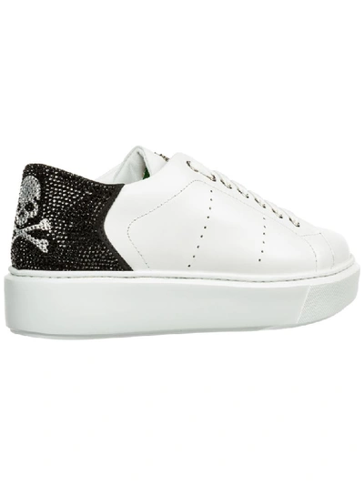 Shop Philipp Plein Skull Sneakers In Black