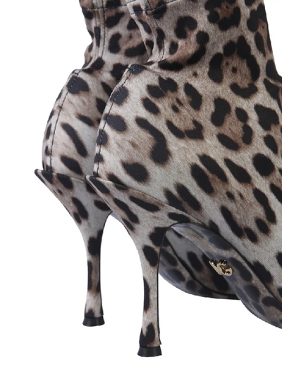 Shop Dolce & Gabbana Leo Printed Boot In Animalier