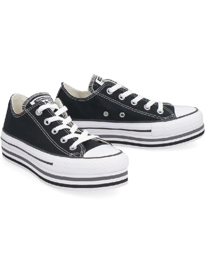 Shop Converse Chuck Taylor All Star Platform Sneakers In Black