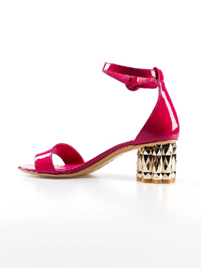 Shop Ferragamo Azalea 55 Sandal In Cerise