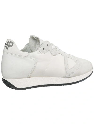 Shop Philippe Model Monaco Sneakers In Basic Blanc