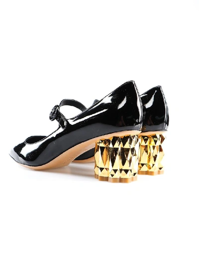 Shop Ferragamo Ortensia 55 Pump In Nero