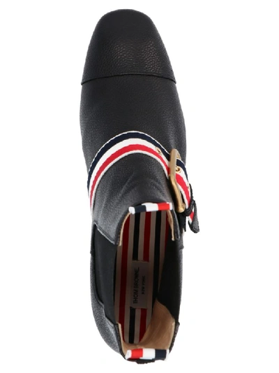 Shop Thom Browne Chelsea Shoes In Black