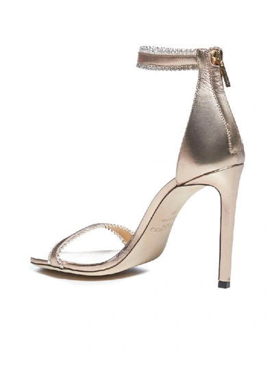 Shop Jimmy Choo Dochas 100 Sandals In Nude