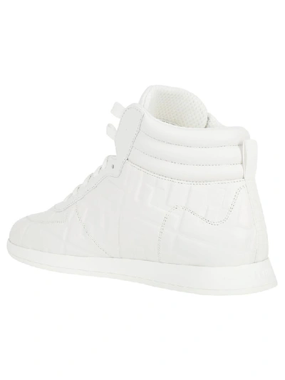 Shop Fendi Sneakers In Bianco Ice