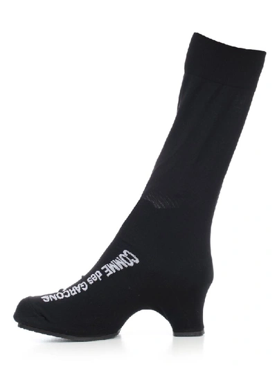 Shop Comme Des Garçons Boots W/socks In Black