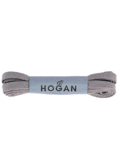 Shop Hogan Interactive Sneakers In Lurex Suede With H Strass In Grey