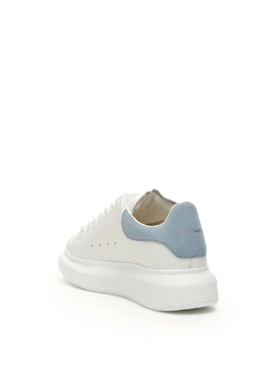 Shop Alexander Mcqueen Oversized Sneakers In White Dream Blue (white)
