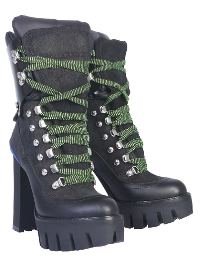 Shop Dsquared2 Boot With Heel In Nero