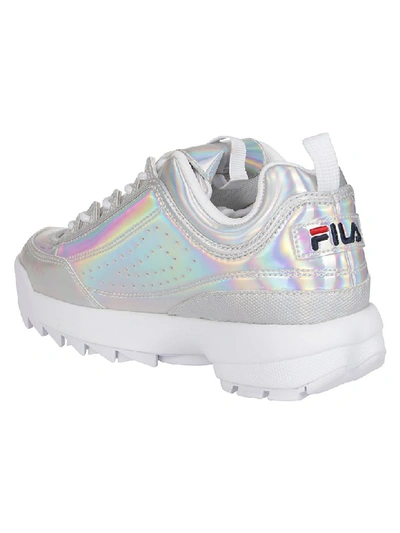 Shop Fila Sneakers In Silver