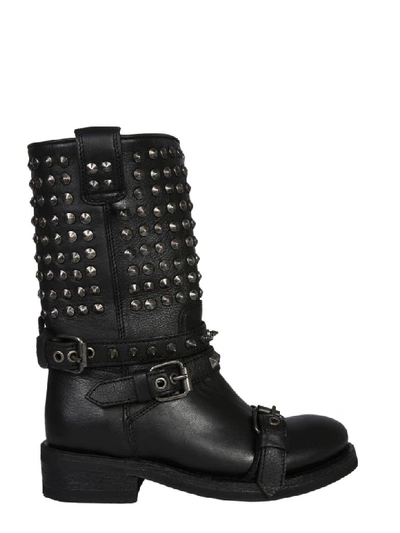 Shop Ash Camperos Alto Troop Boots In Nero