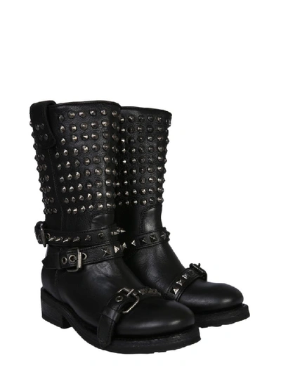 Shop Ash Camperos Alto Troop Boots In Nero