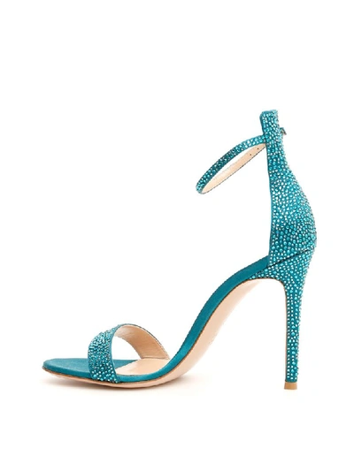 Shop Gianvito Rossi Glam Sandals 105 In Mosaic (green)