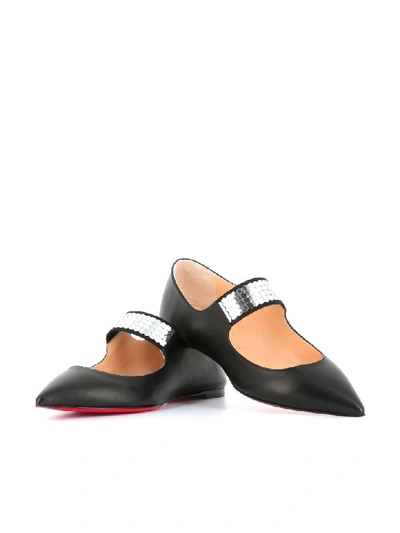 Shop Christian Louboutin Ballerina Xibabe Flat In Black