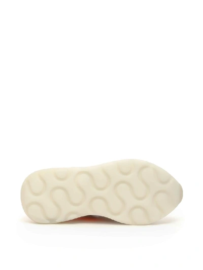 Shop Stella Mccartney Eclypse Sneakers In White Sorbet Ma (beige)