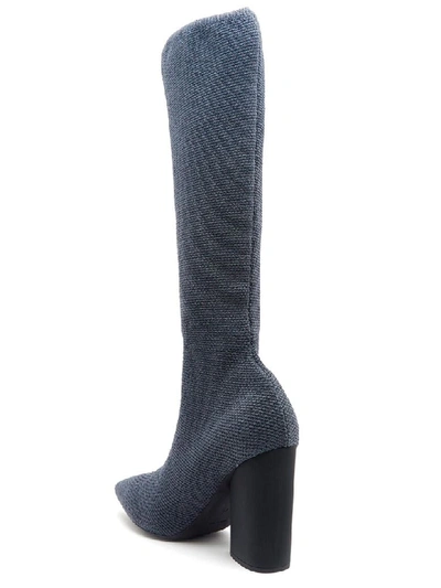 Shop Yeezy Boots In Grey