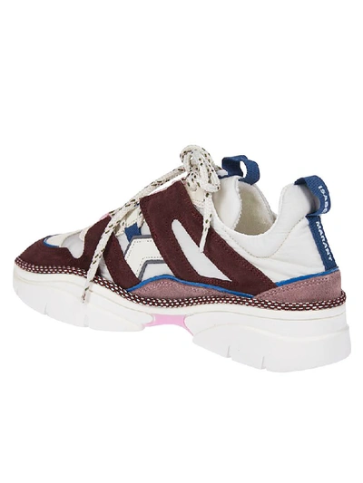 Shop Isabel Marant Pull Tab Logo Sneakers In Multicolor