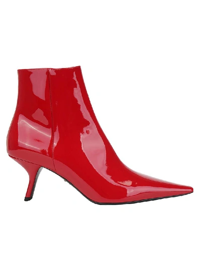 Shop Prada Bootie In Rosso