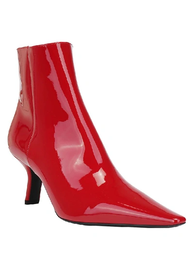 Shop Prada Bootie In Rosso